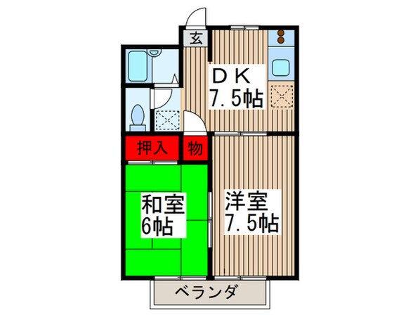 ソシアルマンション榎本の物件間取画像